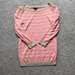Talbots Pink Striped Sweater